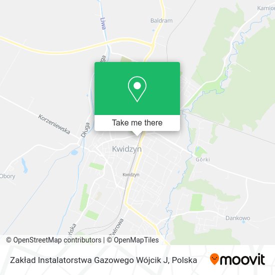 Карта Zakład Instalatorstwa Gazowego Wójcik J