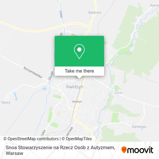 Snoa Stowarzyszenie na Rzecz Osób z Autyzmem map