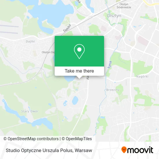 Карта Studio Optyczne Urszula Polus