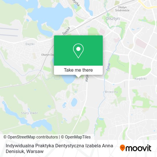 Indywidualna Praktyka Dentystyczna Izabela Anna Denisiuk map