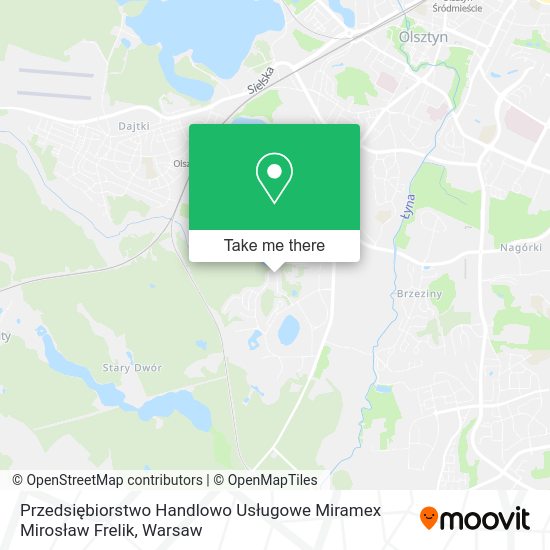 Przedsiębiorstwo Handlowo Usługowe Miramex Mirosław Frelik map