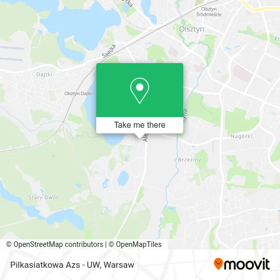 Карта Pilkasiatkowa Azs - UW