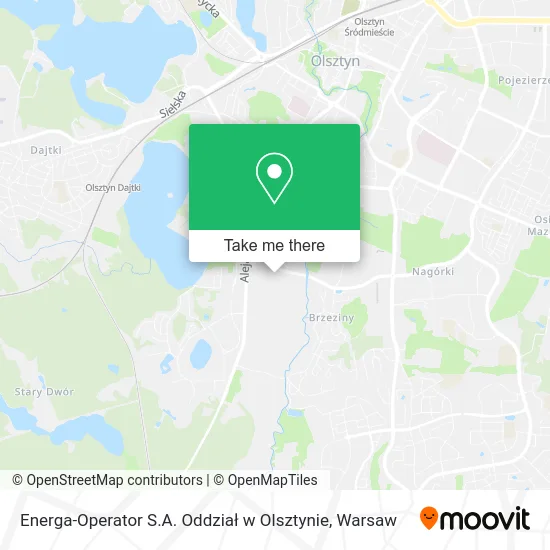 Energa-Operator S.A. Oddział w Olsztynie map