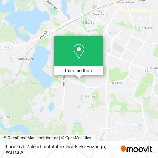 Łuński J. Zakład Instalatorstwa Elektrycznego map