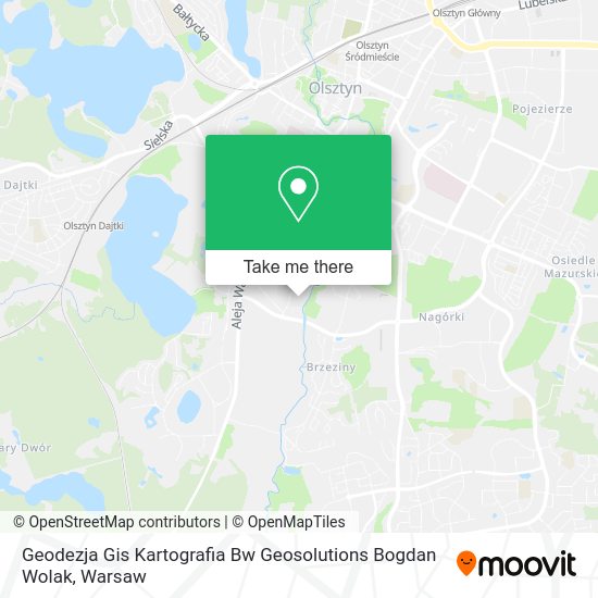 Карта Geodezja Gis Kartografia Bw Geosolutions Bogdan Wolak