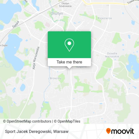 Sport Jacek Deregowski map