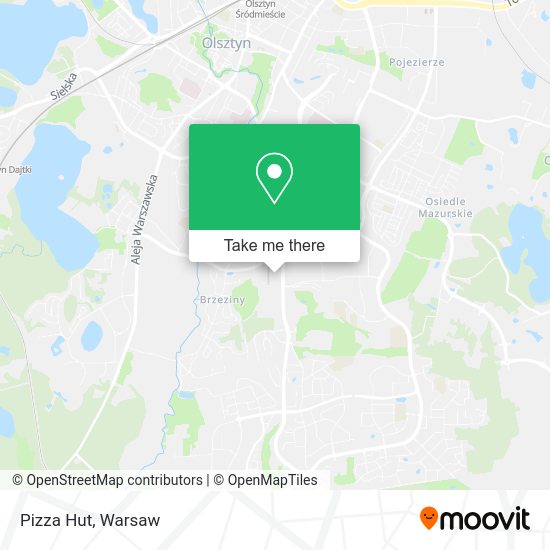 Pizza Hut map