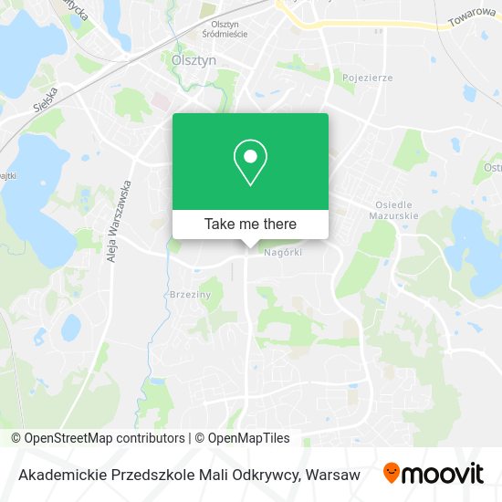 Akademickie Przedszkole Mali Odkrywcy map