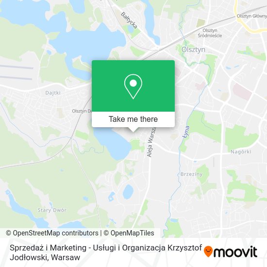 Sprzedaż i Marketing - Usługi i Organizacja Krzysztof Jodłowski map