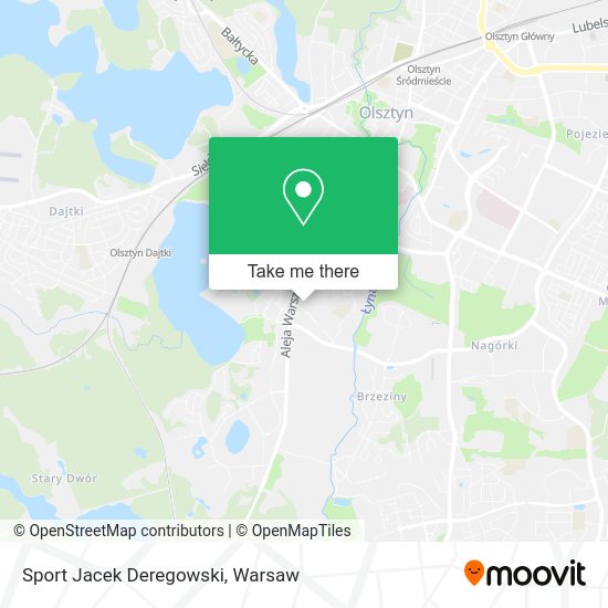 Sport Jacek Deregowski map