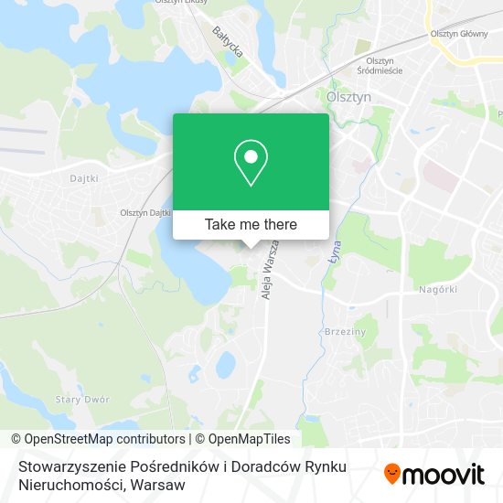 Stowarzyszenie Pośredników i Doradców Rynku Nieruchomości map