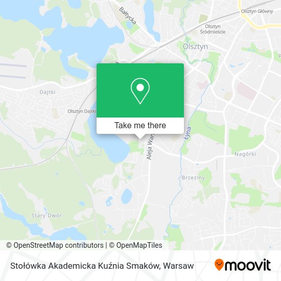 Stołówka Akademicka Kuźnia Smaków map