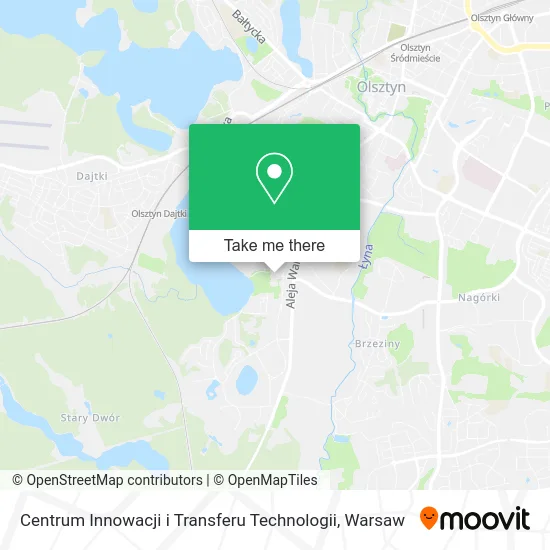 Карта Centrum Innowacji i Transferu Technologii