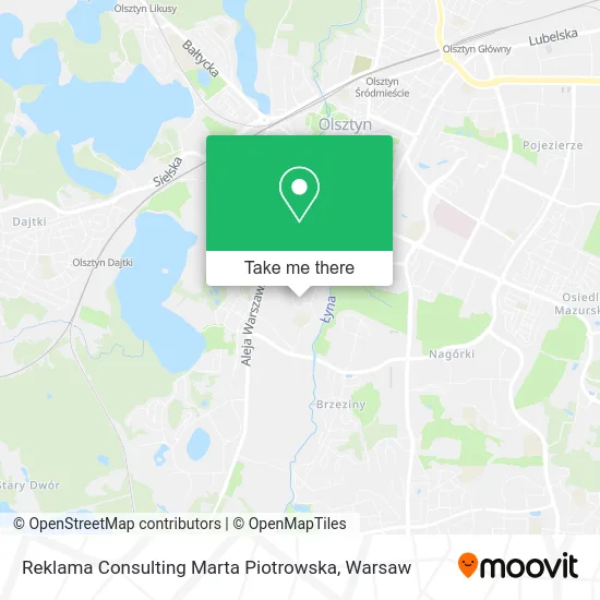 Карта Reklama Consulting Marta Piotrowska