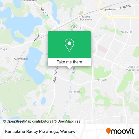 Kancelaria Radcy Prawnego map