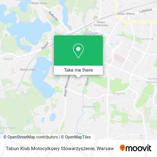 Tabun Klub Motocylkowy Stowarzyszenie map