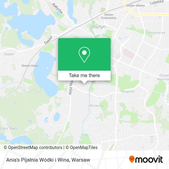 Ania's Pijalnia Wódki i Wina map