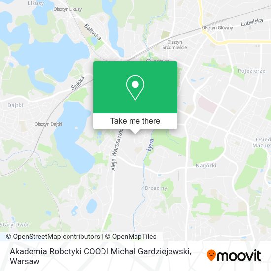 Akademia Robotyki COODI Michał Gardziejewski map