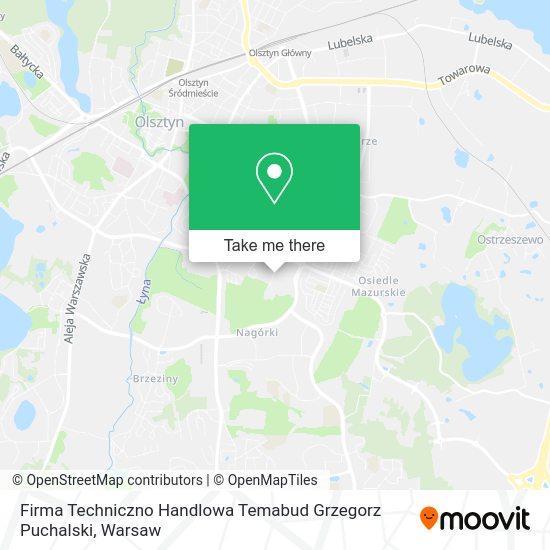 Firma Techniczno Handlowa Temabud Grzegorz Puchalski map