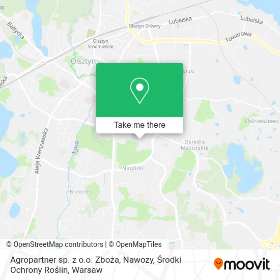 Agropartner sp. z o.o. Zboża, Nawozy, Środki Ochrony Roślin map
