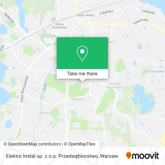 Карта Elektro Instal sp. z o.o. Przedsiębiorstwo