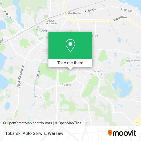 Tokarski Auto Serwis map