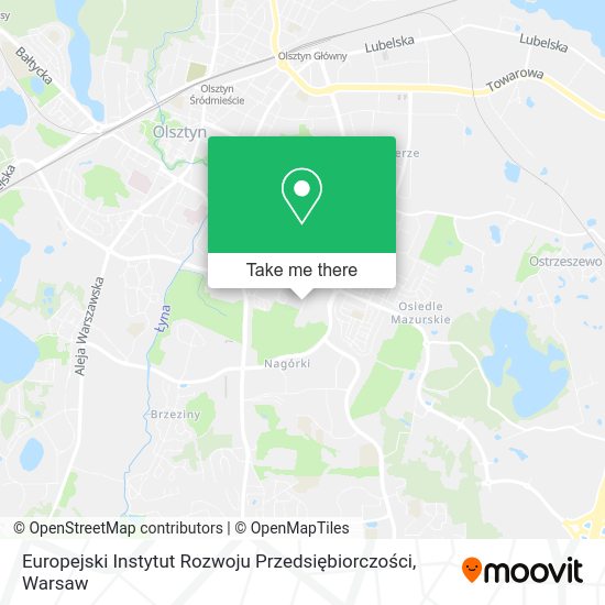 Europejski Instytut Rozwoju Przedsiębiorczości map