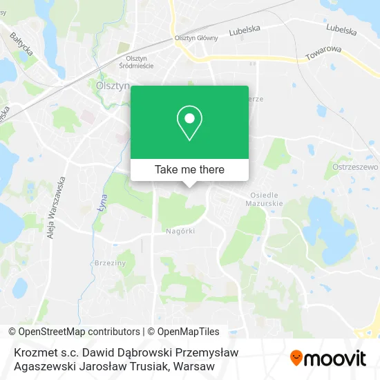 Krozmet s.c. Dawid Dąbrowski Przemysław Agaszewski Jarosław Trusiak map