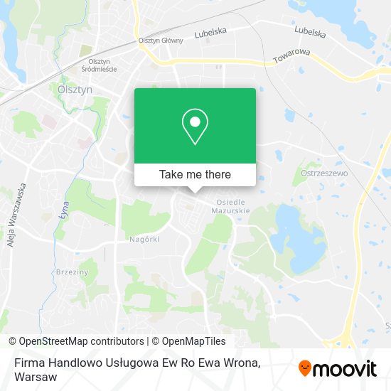 Firma Handlowo Usługowa Ew Ro Ewa Wrona map