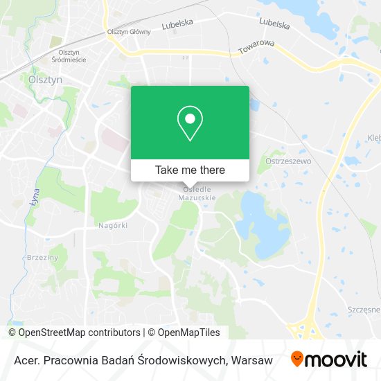 Acer. Pracownia Badań Środowiskowych map