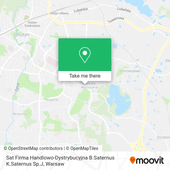 Sat Firma Handlowo-Dystrybucyjna B.Saternus K.Saternus Sp.J map
