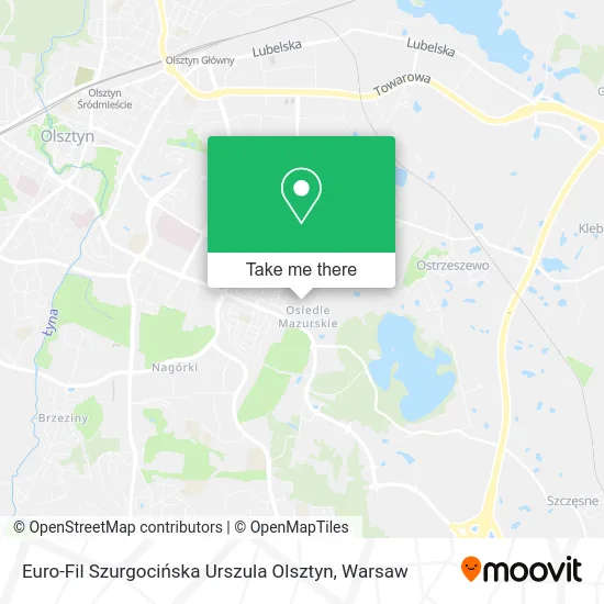 Euro-Fil Szurgocińska Urszula Olsztyn map