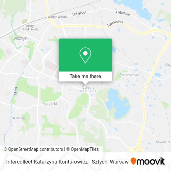 Intercollect Katarzyna Kontarowicz - Sztych map