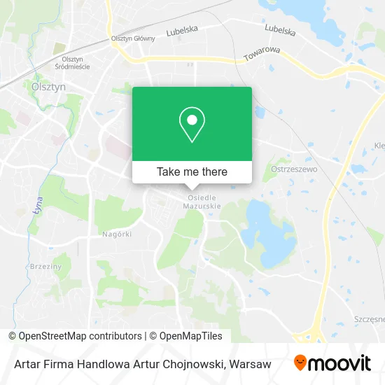 Artar Firma Handlowa Artur Chojnowski map