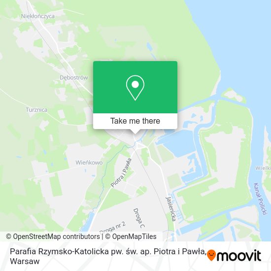 Parafia Rzymsko-Katolicka pw. św. ap. Piotra i Pawła map