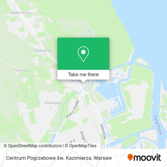 Centrum Pogrzebowe św. Kazimierza map