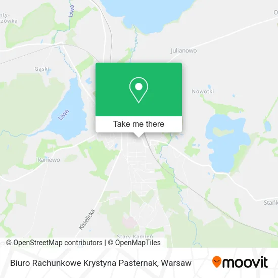 Карта Biuro Rachunkowe Krystyna Pasternak