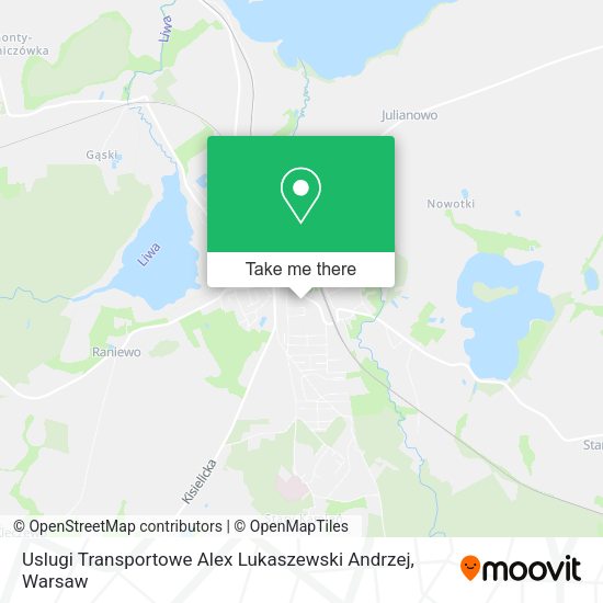 Uslugi Transportowe Alex Lukaszewski Andrzej map