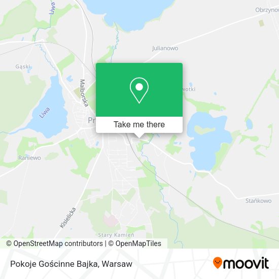 Pokoje Gościnne Bajka map