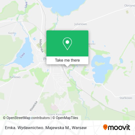 Emka. Wydawnictwo. Majewska M. map