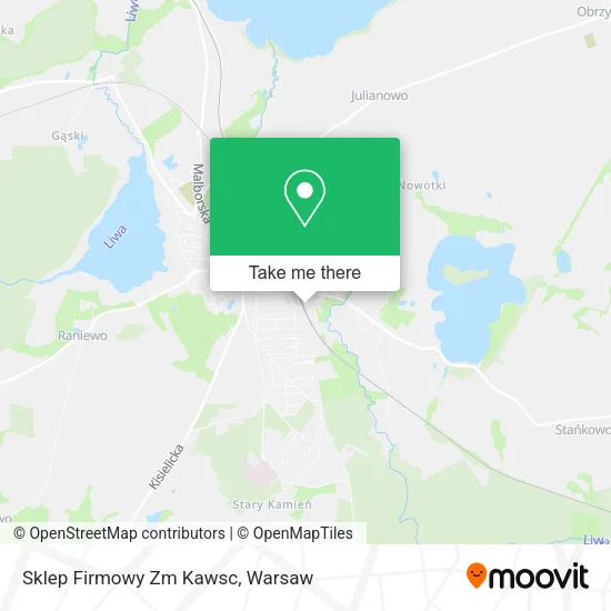Карта Sklep Firmowy Zm Kawsc