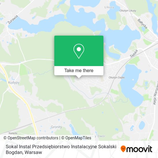 Sokal Instal Przedsiębiorstwo Instalacyjne Sokalski Bogdan map