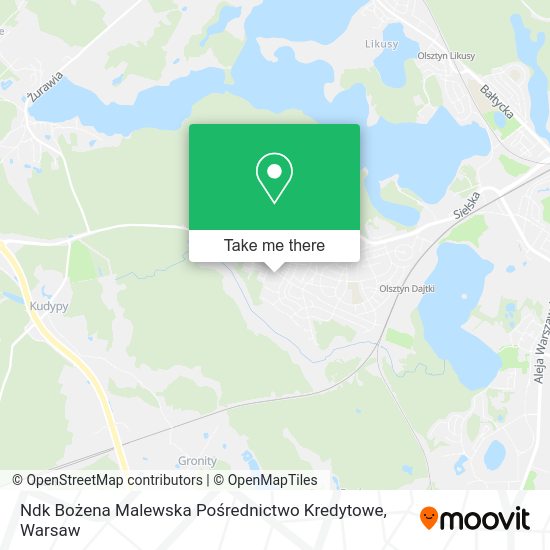 Ndk Bożena Malewska Pośrednictwo Kredytowe map