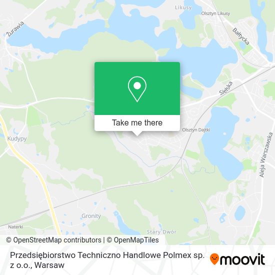 Przedsiębiorstwo Techniczno Handlowe Polmex sp. z o.o. map