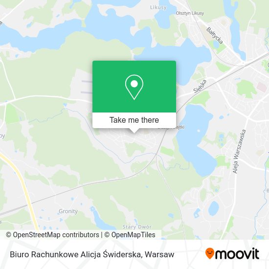 Biuro Rachunkowe Alicja Świderska map