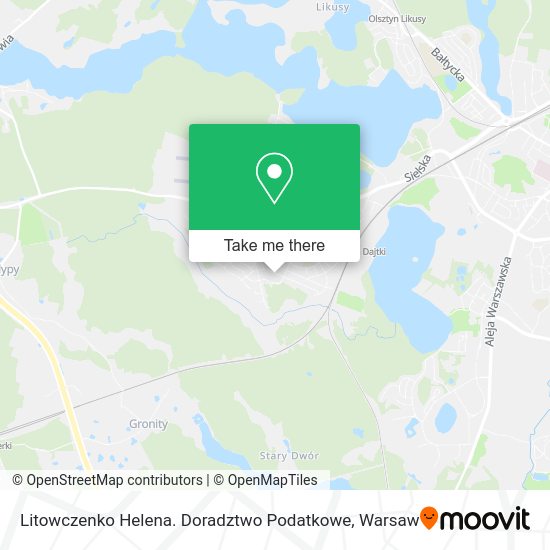 Litowczenko Helena. Doradztwo Podatkowe map