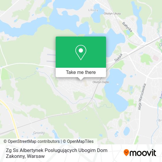 Zg Ss Albertynek Posługujących Ubogim Dom Zakonny map