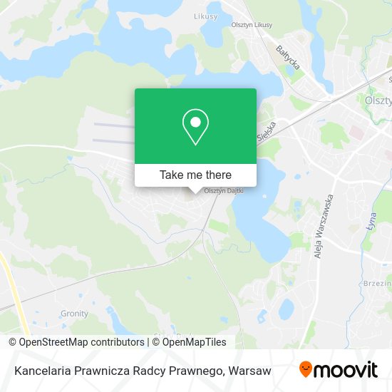 Kancelaria Prawnicza Radcy Prawnego map