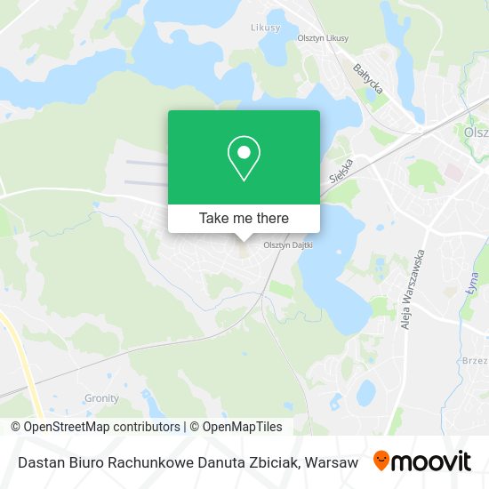 Dastan Biuro Rachunkowe Danuta Zbiciak map