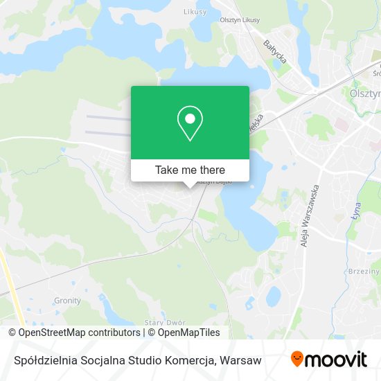 Spółdzielnia Socjalna Studio Komercja map